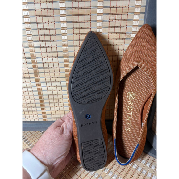 Women's Rothy's Mustard The Point II Flats - Picture 3 of 5